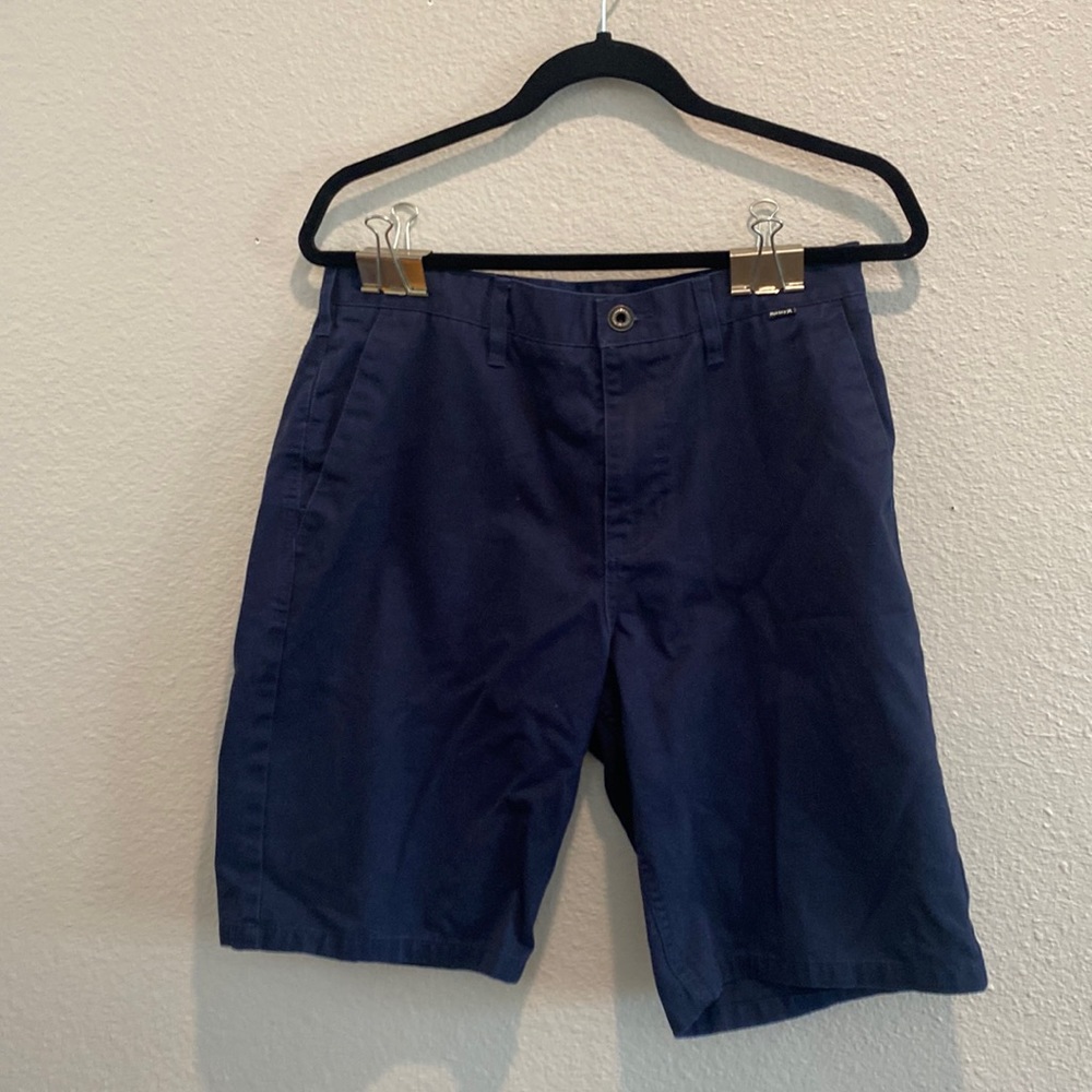 Hurley mens shorts navy blue. Lightly worn